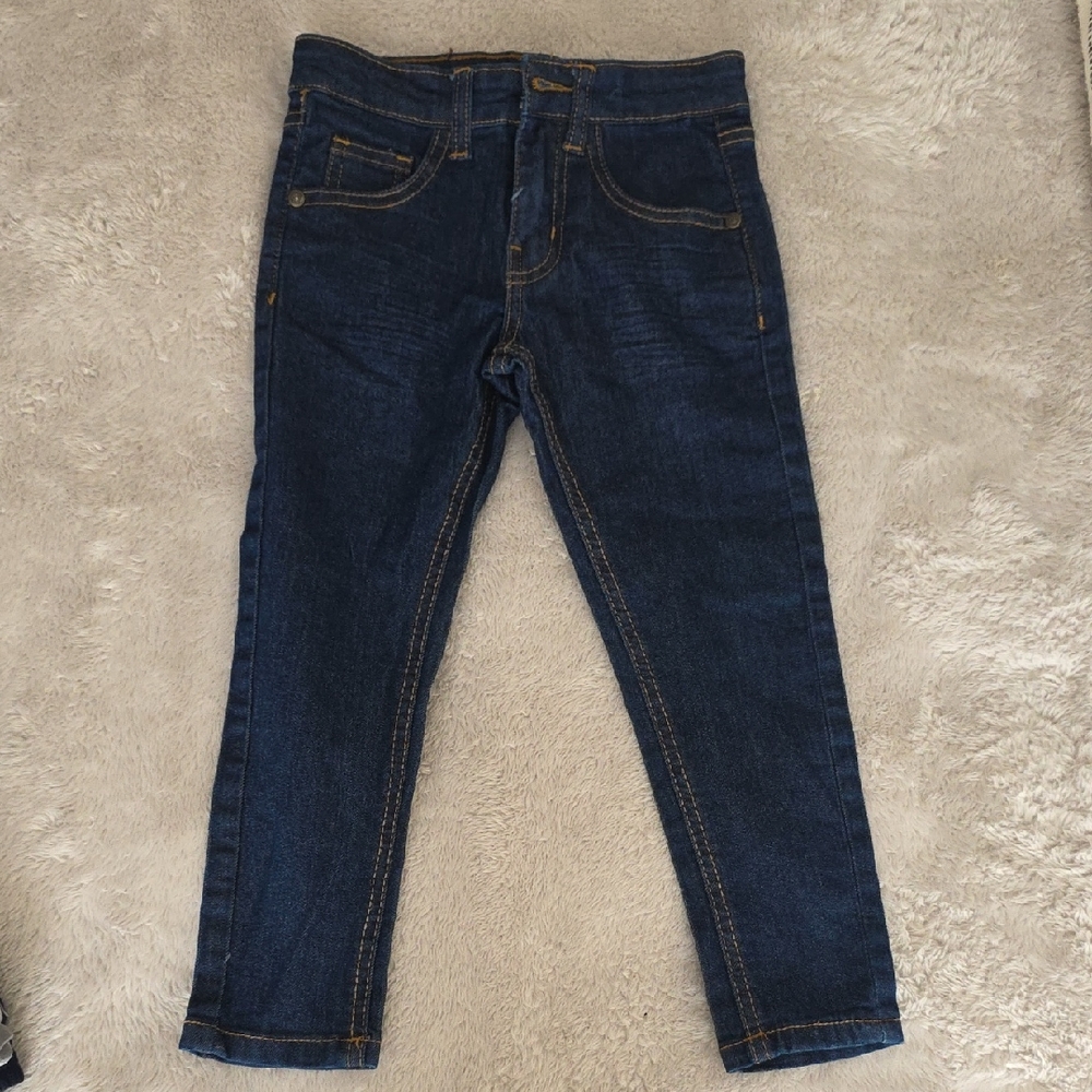 Indigo Men's Deep Blue Slim Jeans
